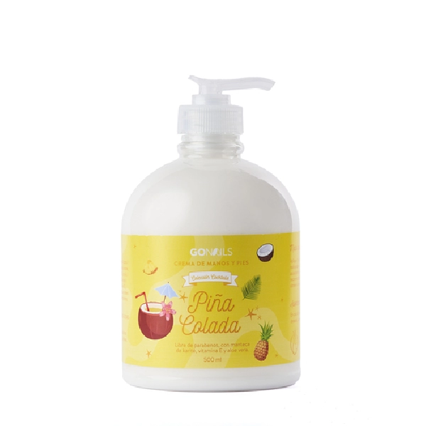 Foto Principal Go Nails Crema de Manos y Pies - Piña Colada 500ml